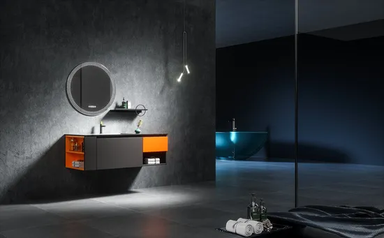 Aluminum Medicine Cabinet with Mirror Bathroom Mirror Cabinet with Adjustable Glass Shelves Storage Cabinet for Bathroom Recessed or Surface Mounting