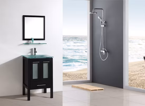 America Modern Classic Style E1 Solid Wood Selections Size Bathroom Vanities