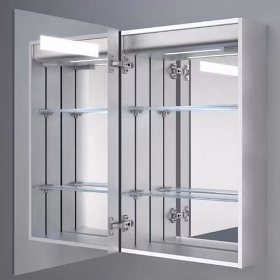 American Standard Wall Mounted Recessed Mounted Sink Basin Aluminum Bathroom Vanities Living Room Medicine Mirror Cabinet