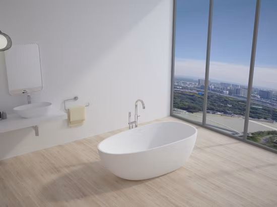 Ressani Bathroom Vanities Artificial Stone Bathtub Freestanding Bath Tubs and Showers Luxury