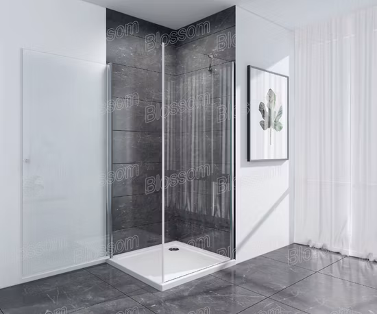 Jinghu Glass Lighted Medicine Cabinet LED Mirror Medicine Cabinet, Recessed or Surface Mount, Defogger, Dimmer, 3 Doors Bathroom Lighted Medicine Cabinet